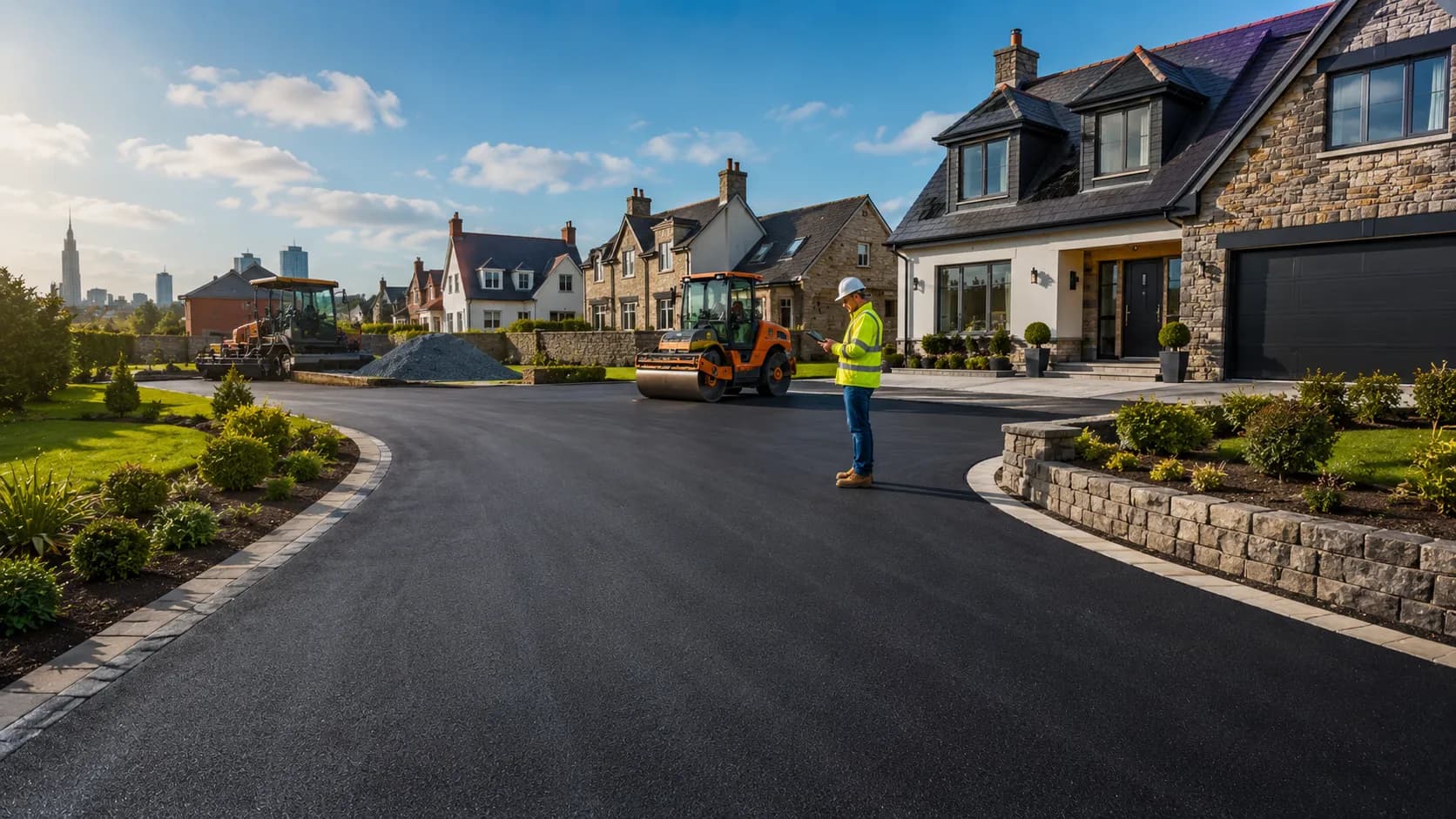 Bitumen and asphalt driveway cost by country 2026 — price comparison chart for UK, Ireland, Australia, New Zealand, US, and Canada