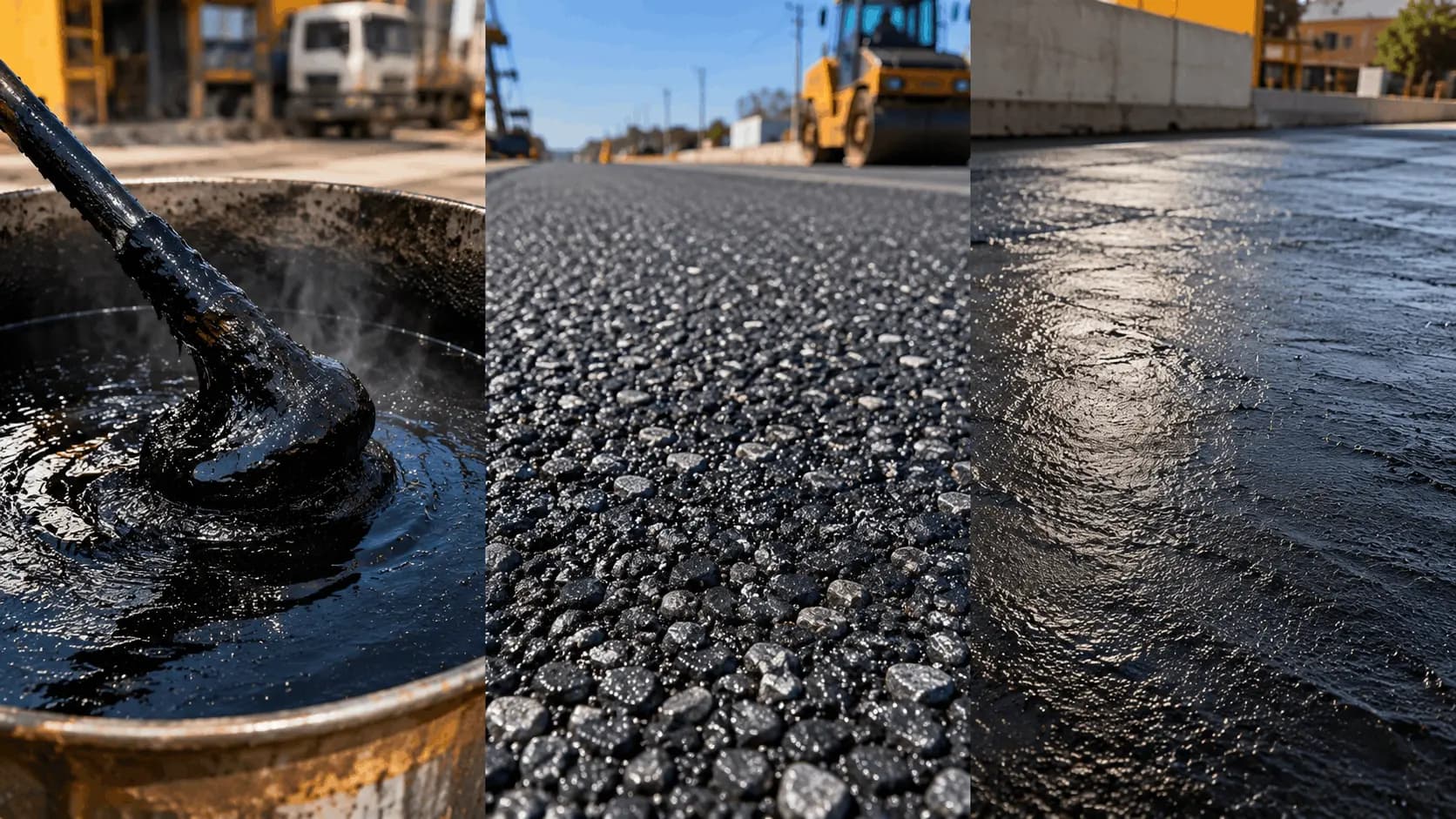 Bitumen vs asphalt vs tar — comparison of road paving materials