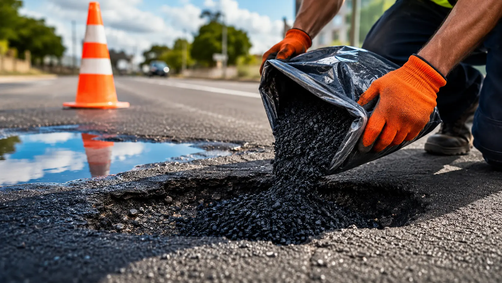 Cold mix bitumen guide — pothole repair and road maintenance material