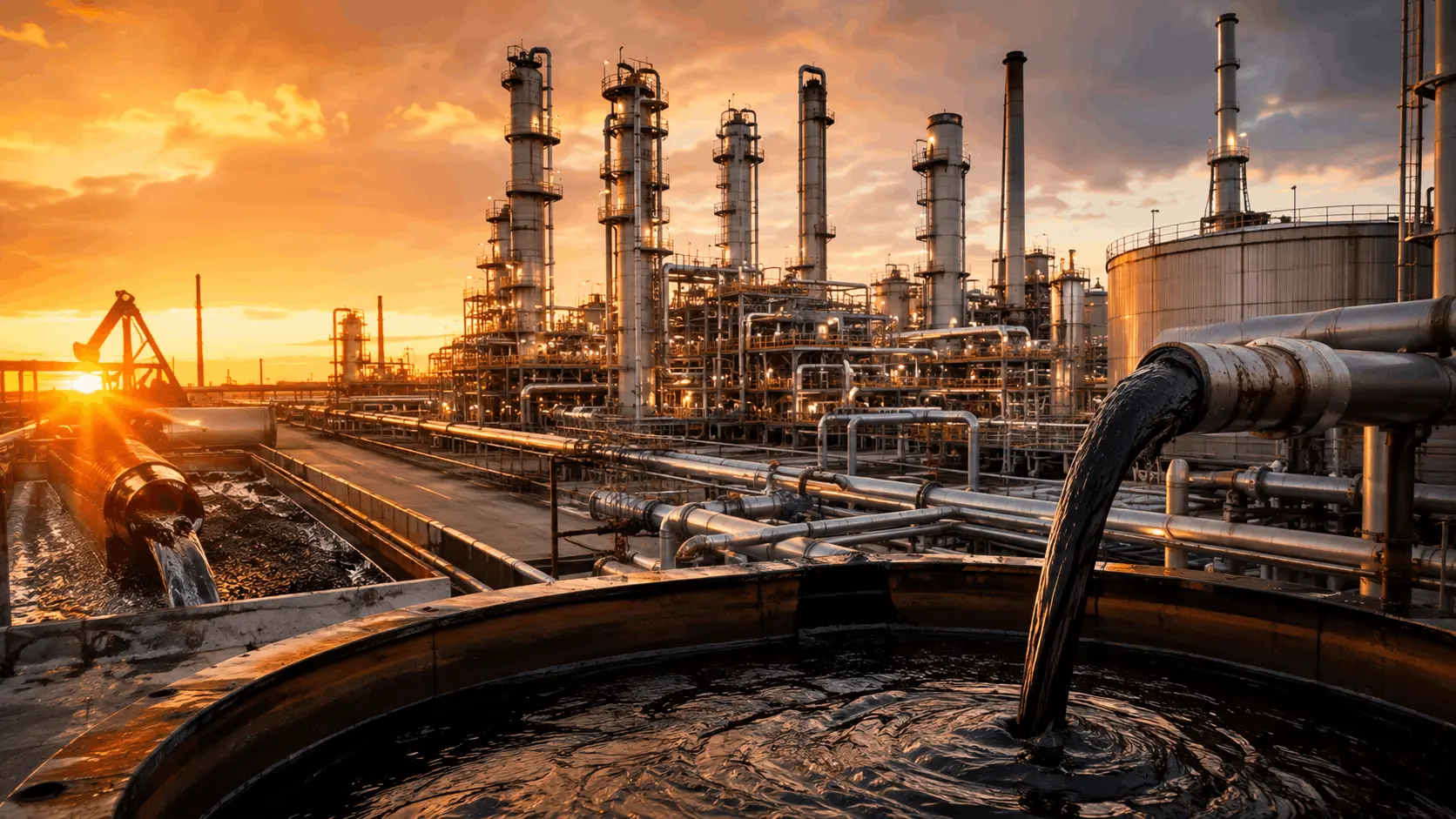 How bitumen is made — crude oil refinery atmospheric and vacuum distillation process