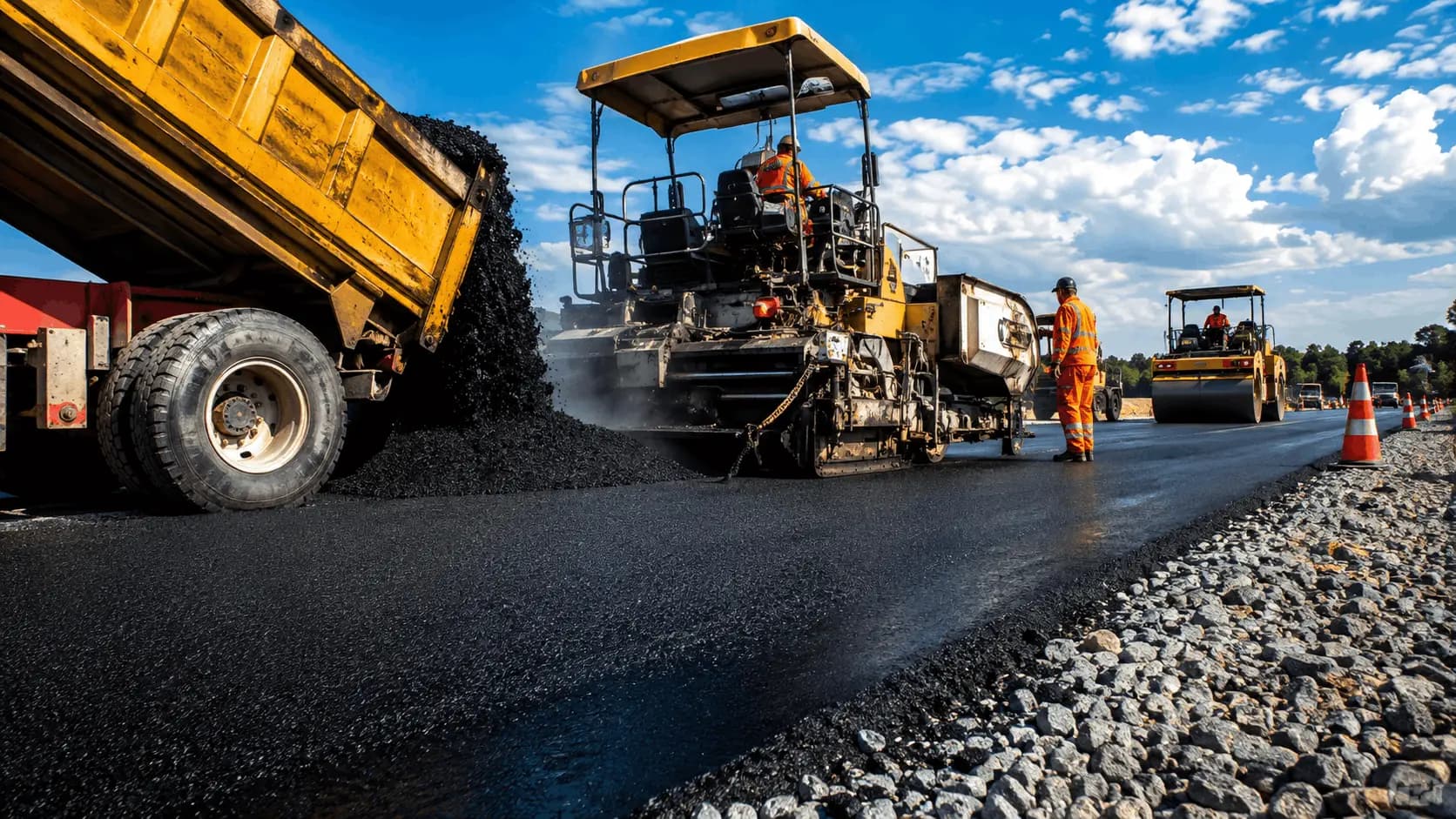 What is bitumen — petroleum-based road paving material