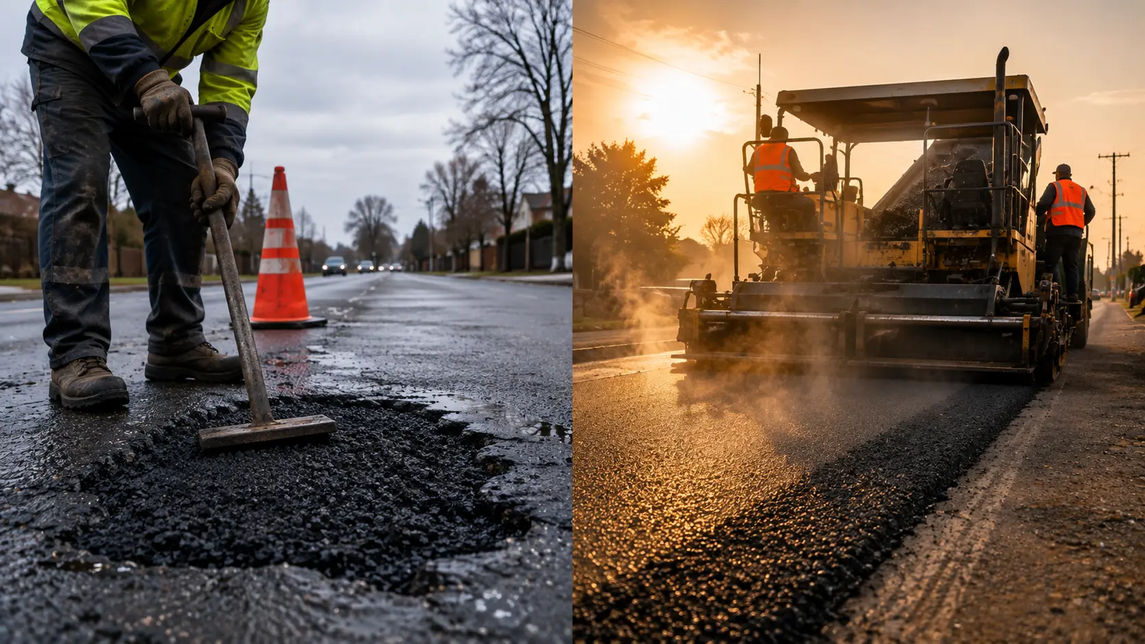 Cold mix vs hot mix asphalt comparison